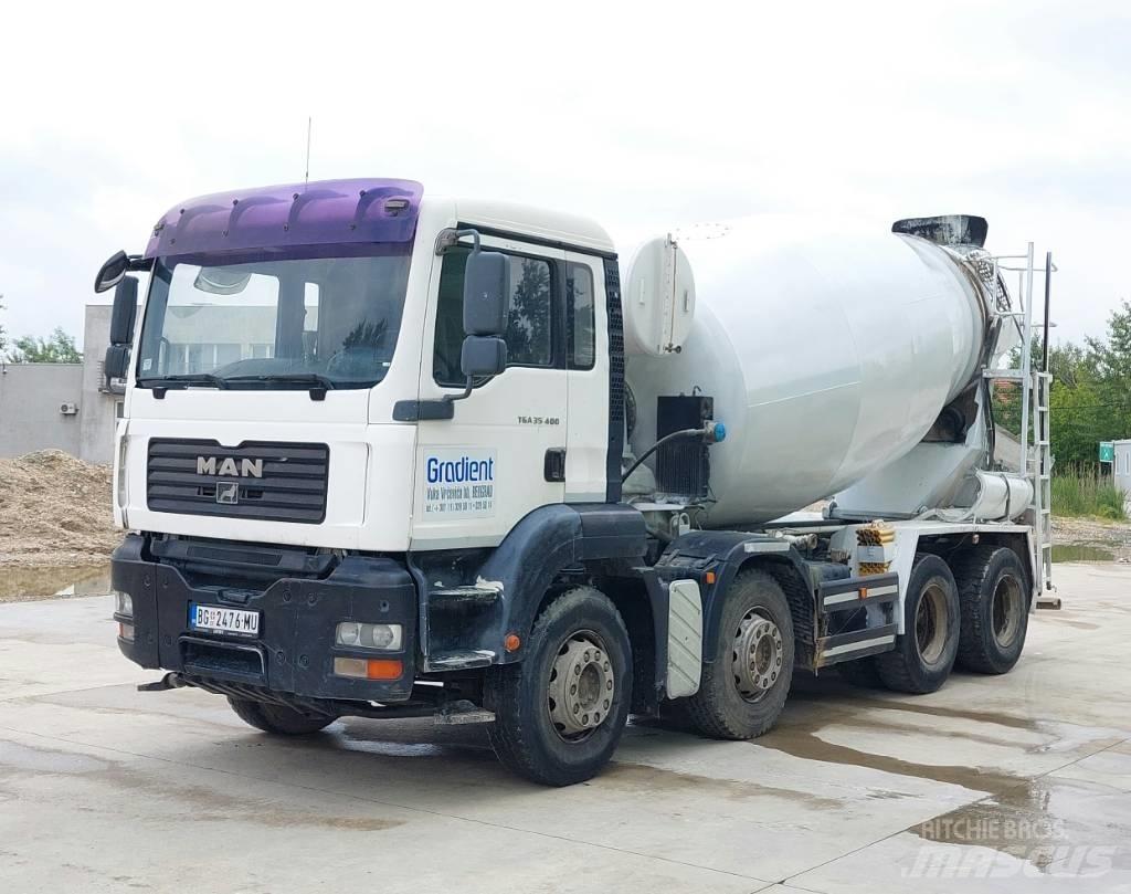 MAN TGA 35.400 混凝土搅拌车