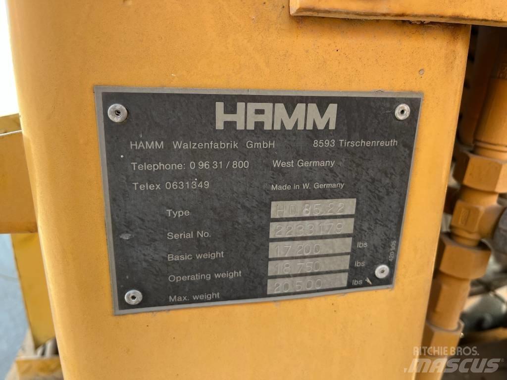 Hamm HD 85 双轮压路机