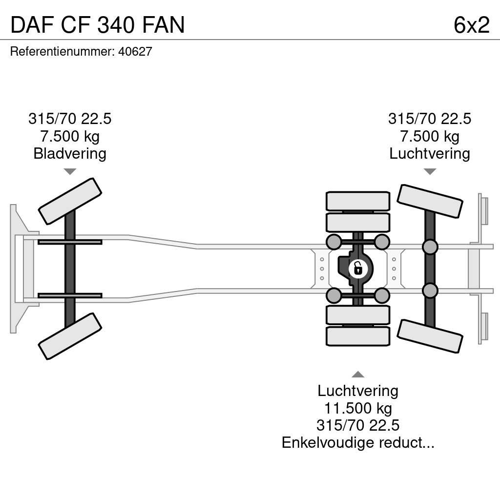 DAF CF 340 FAN 垃圾车