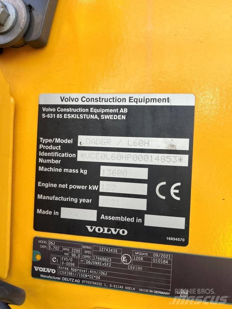 Volvo L60H 轮式装载机