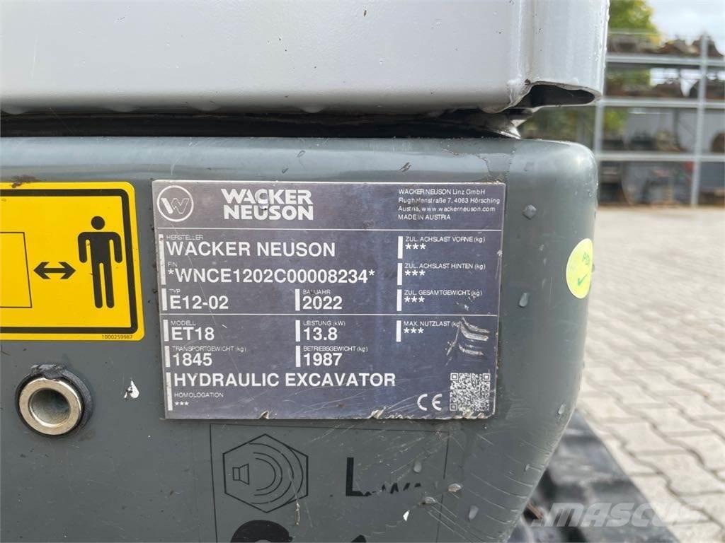 Wacker Neuson ET18 履带挖掘机