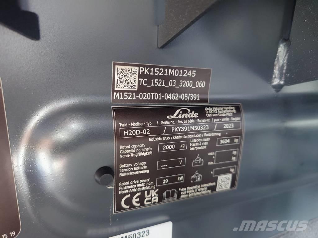 Linde H 20 D 柴油叉车