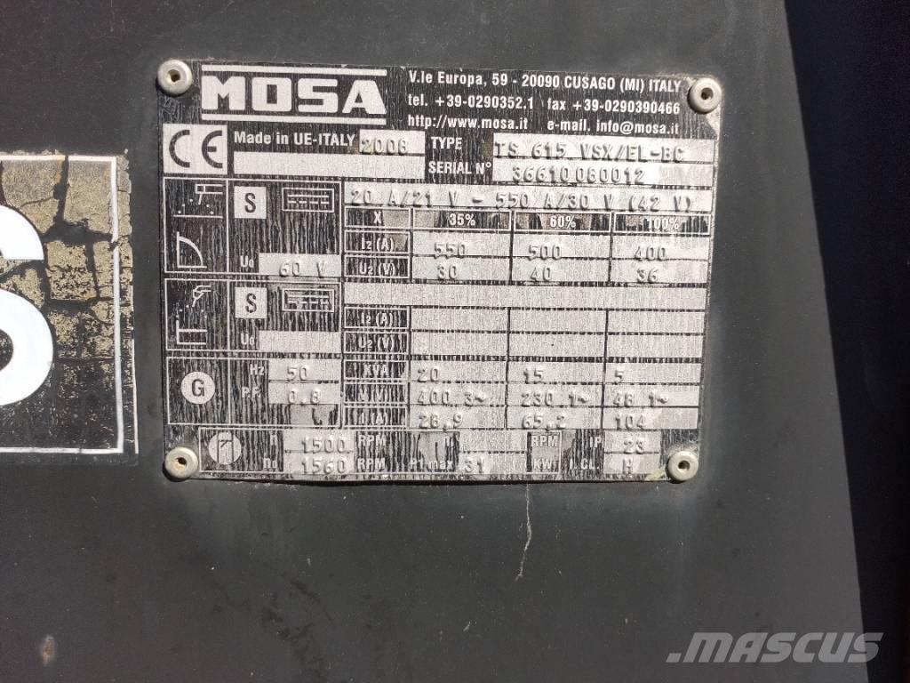 Mosa TS615 - VSX/EL-BC 焊接设备