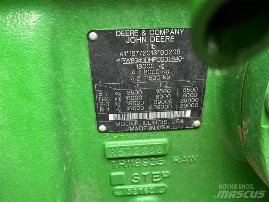 John Deere 8R340 拖拉机/农用车