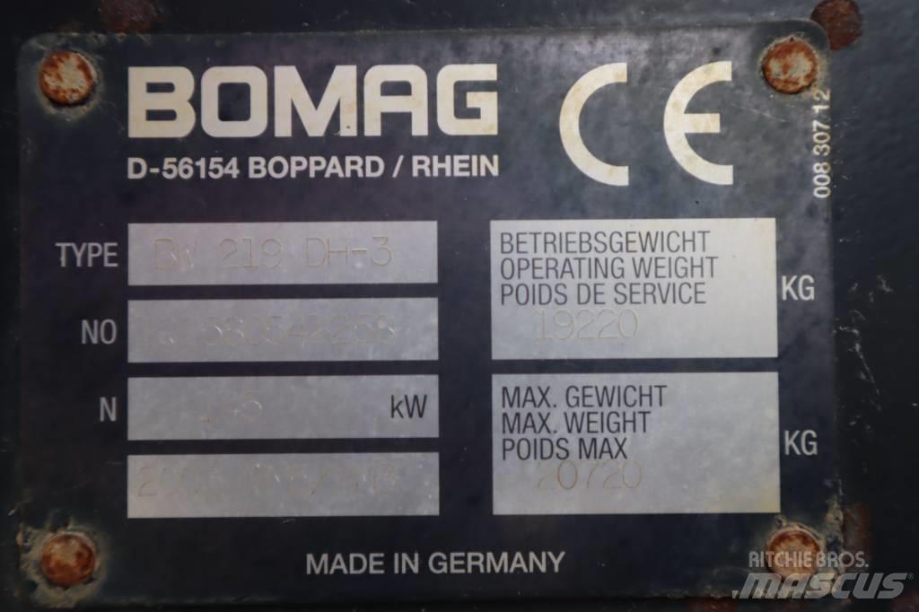 Bomag BW 219 DH-3 单轮压路机