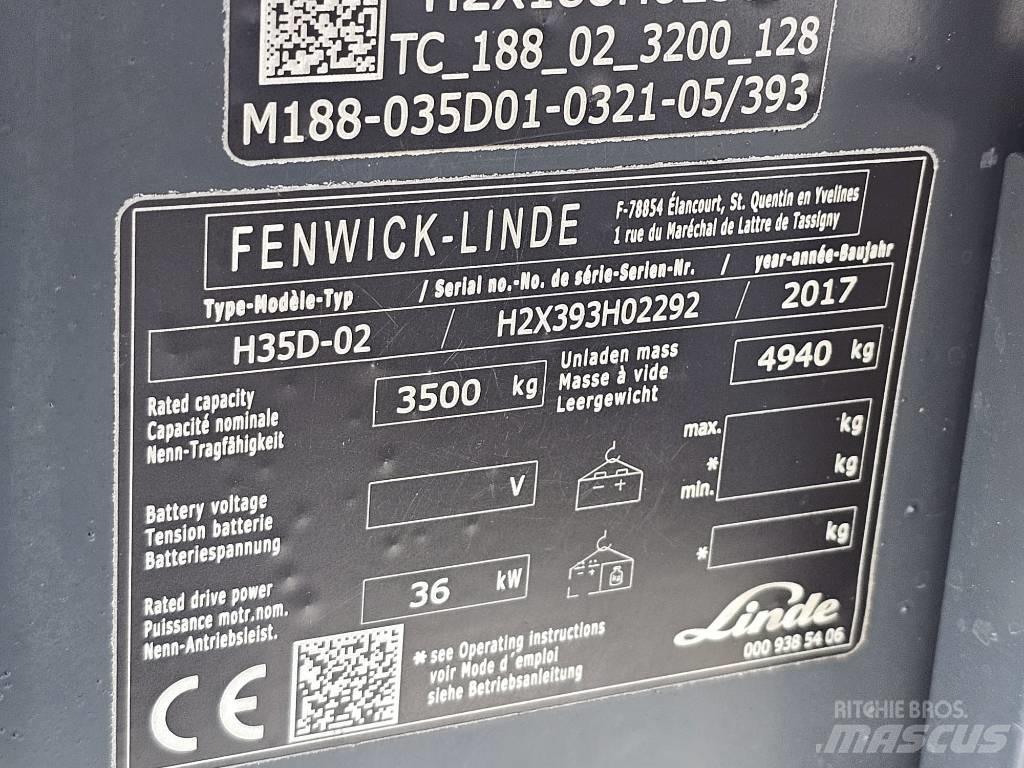 Linde H35D-02 柴油叉车