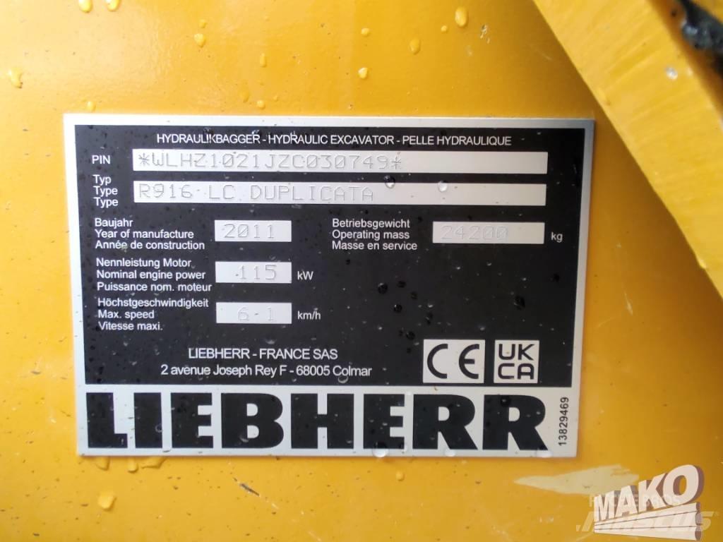 Liebherr R 916 履带挖掘机