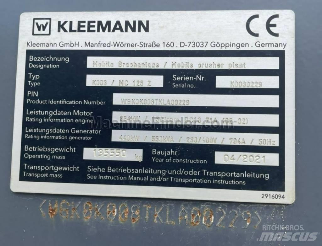 Kleemann MC125Z 移动式破碎机