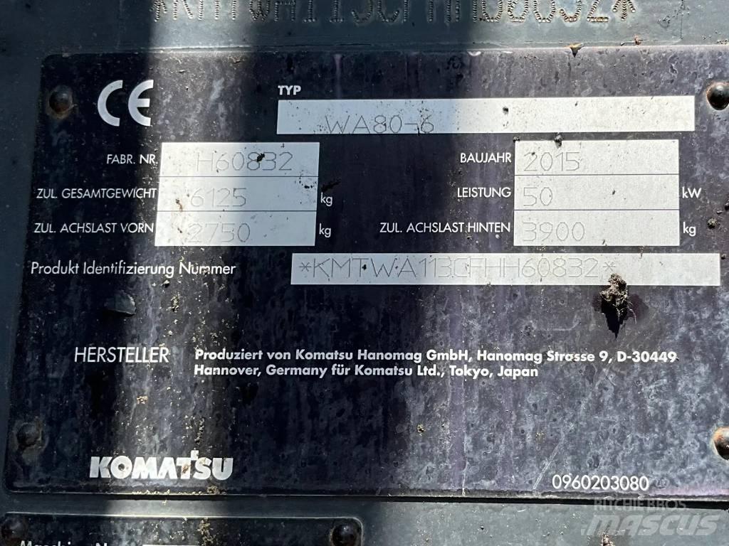 Komatsu WA 80-6 轮式装载机
