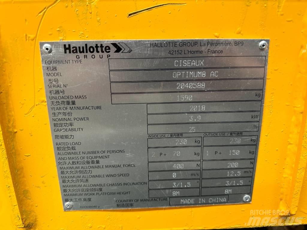 Haulotte OPTIMUM 8 剪叉式升降机