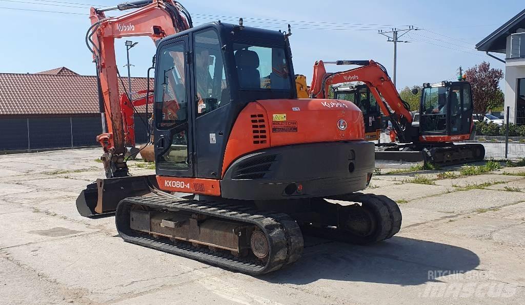 Kubota KX 080-4 中型挖掘机