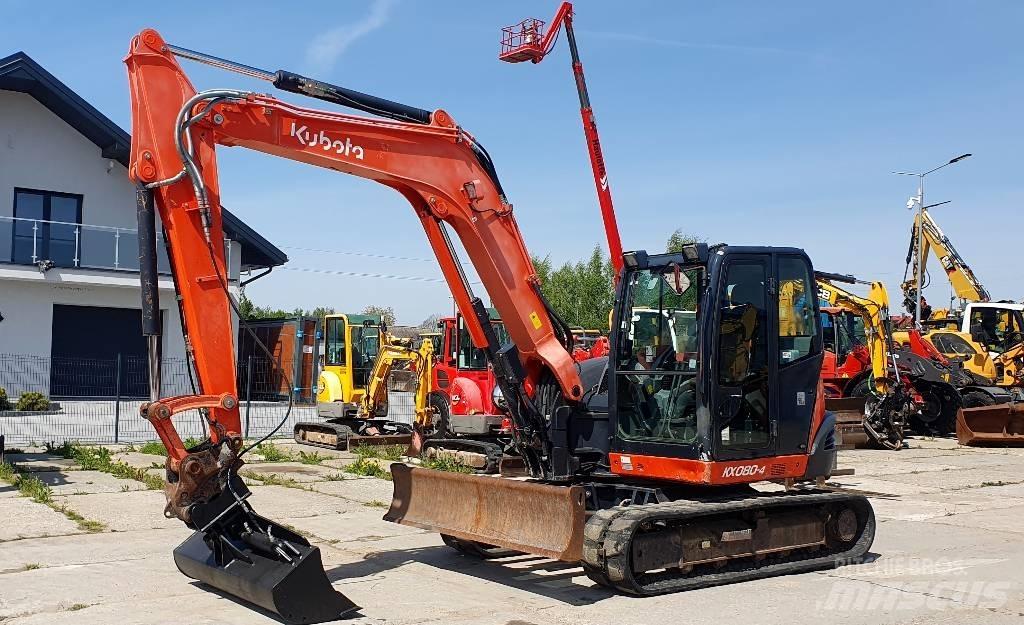 Kubota KX 080-4 中型挖掘机