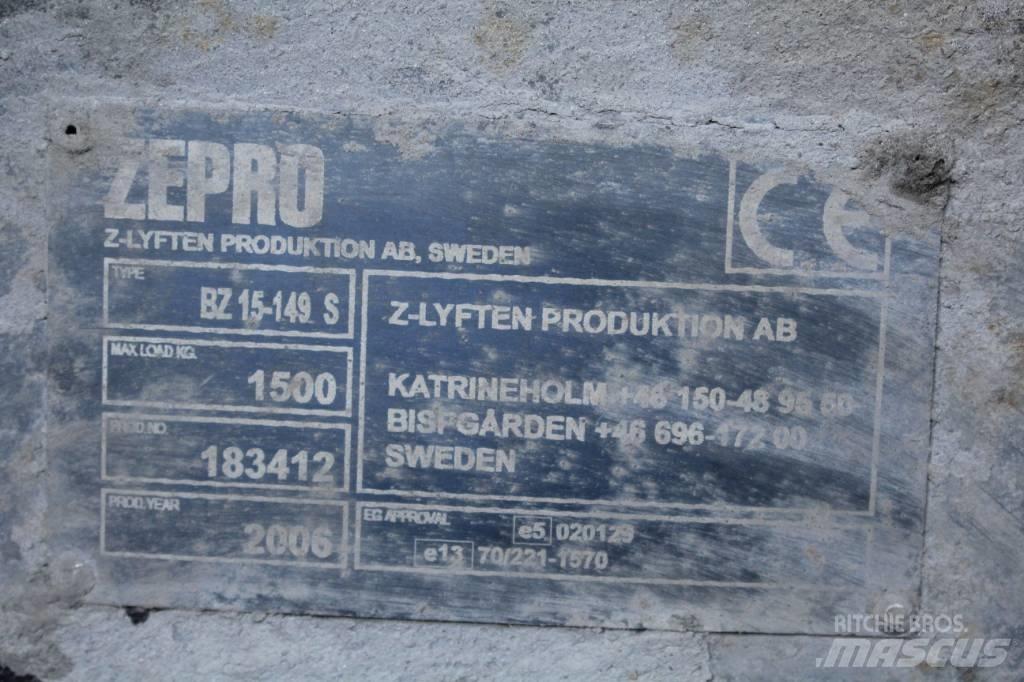  Zepro bakgavellyft 液压