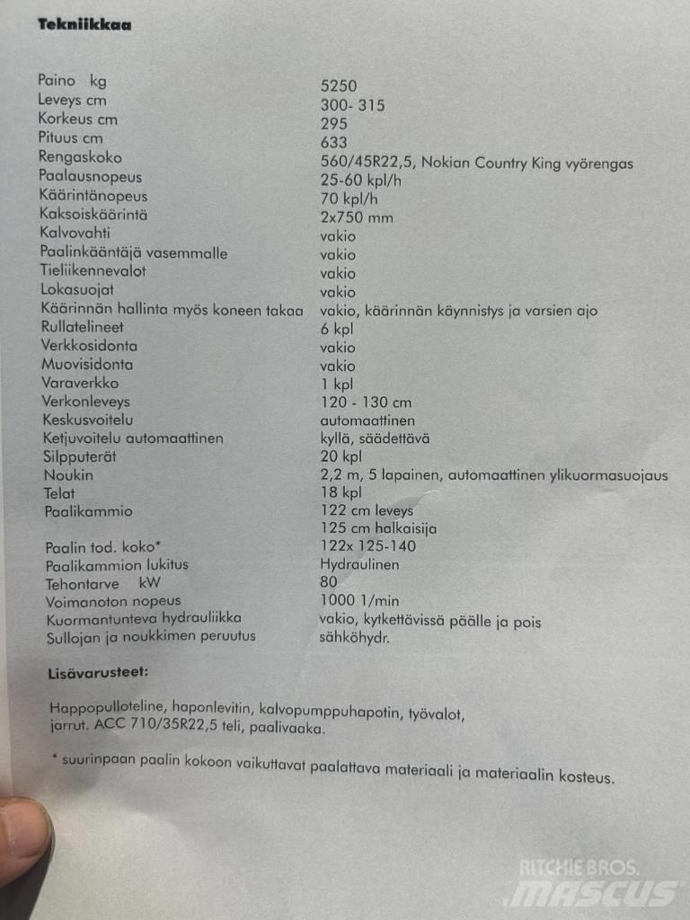 Agronic ACC Pulse M 圆捆打捆机