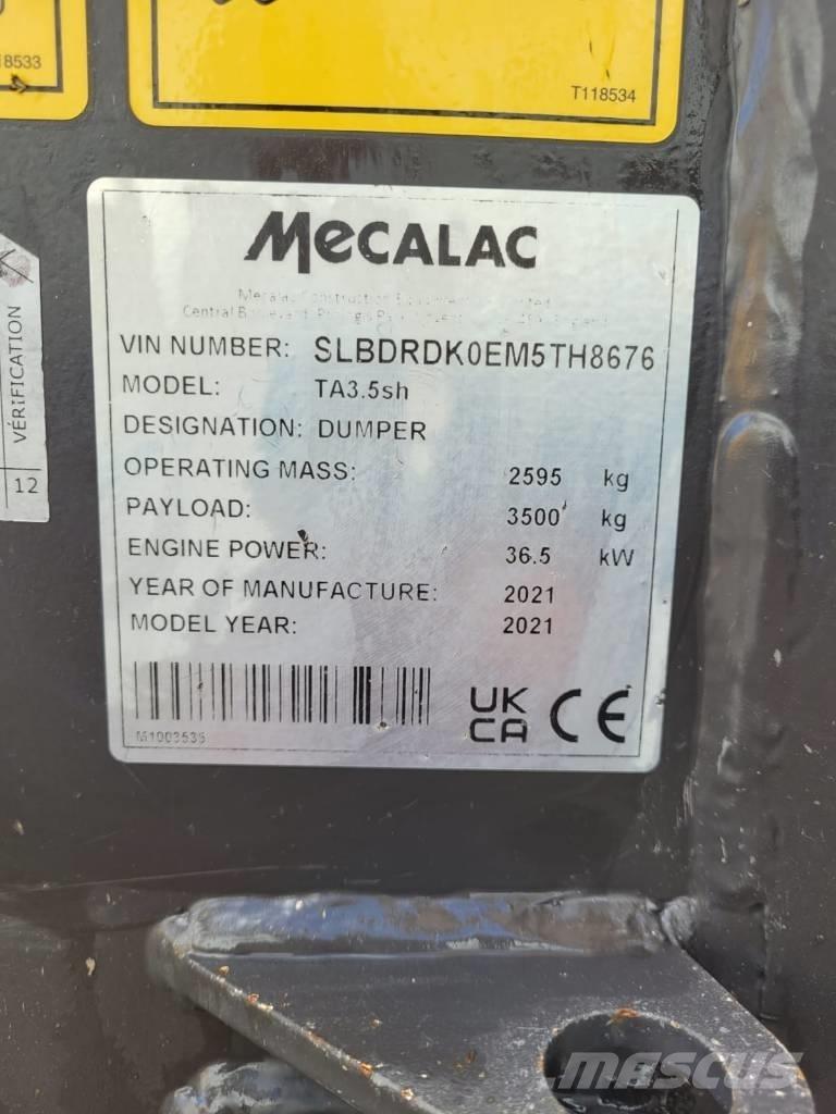 Mecalac TA 3.5 翻斗车\公路型自卸车
