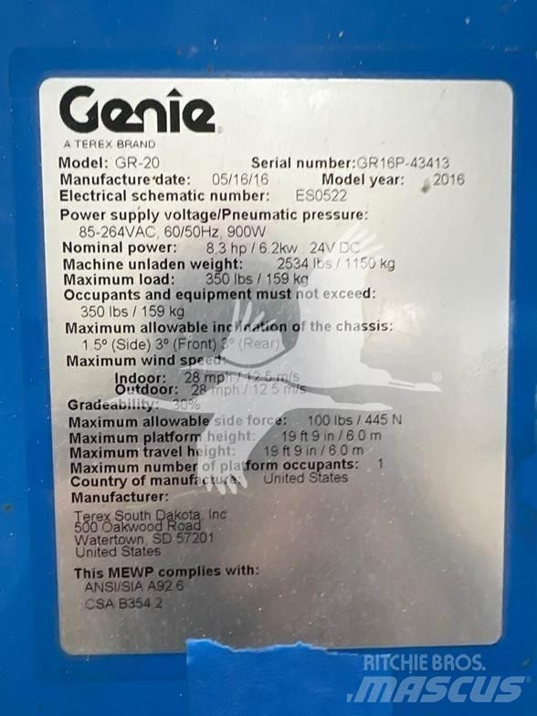 Genie GR20 客货电梯