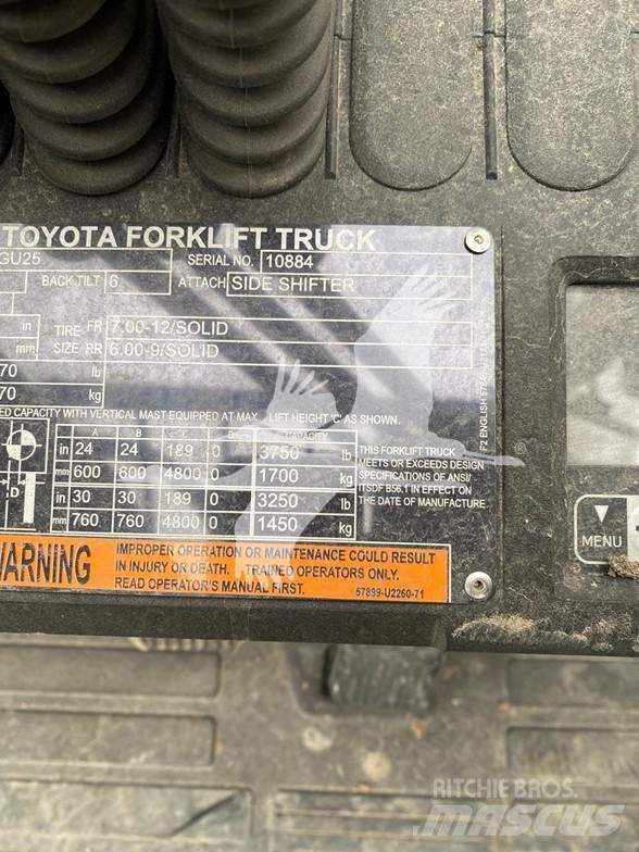Toyota 8FGU25 柴油叉车