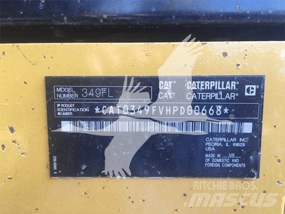 CAT 349FL 履带挖掘机