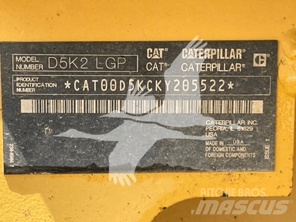 CAT D5K2 LGP 履带式推土机