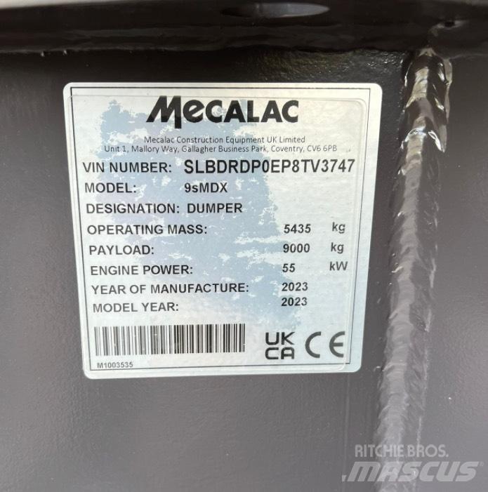 Mecalac 9smdx 铰接式自卸车