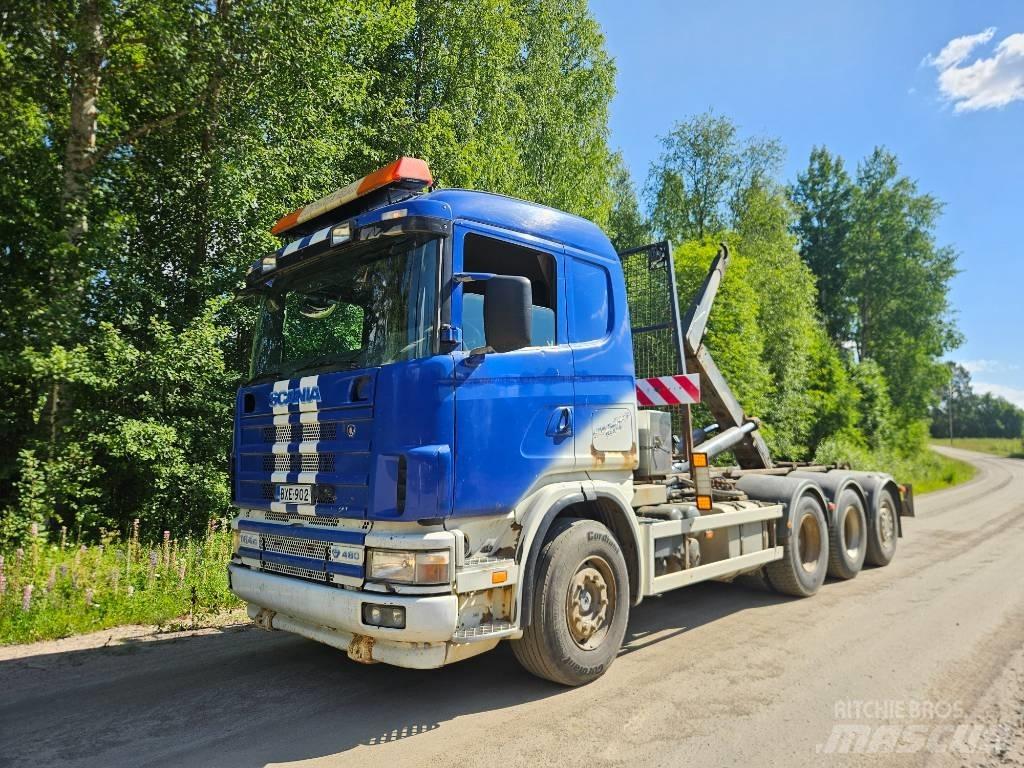 Scania 164 G 480 工程吊钩车
