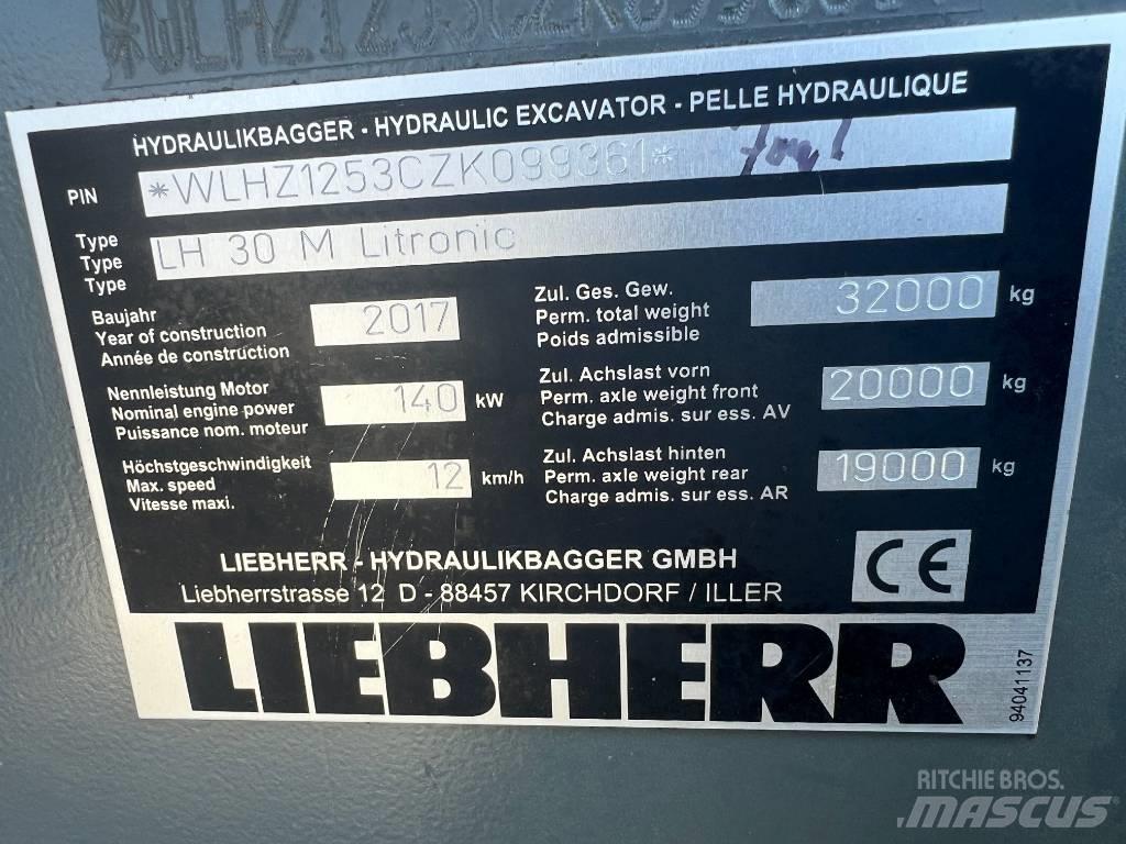 Liebherr LH30M 工业挖掘机