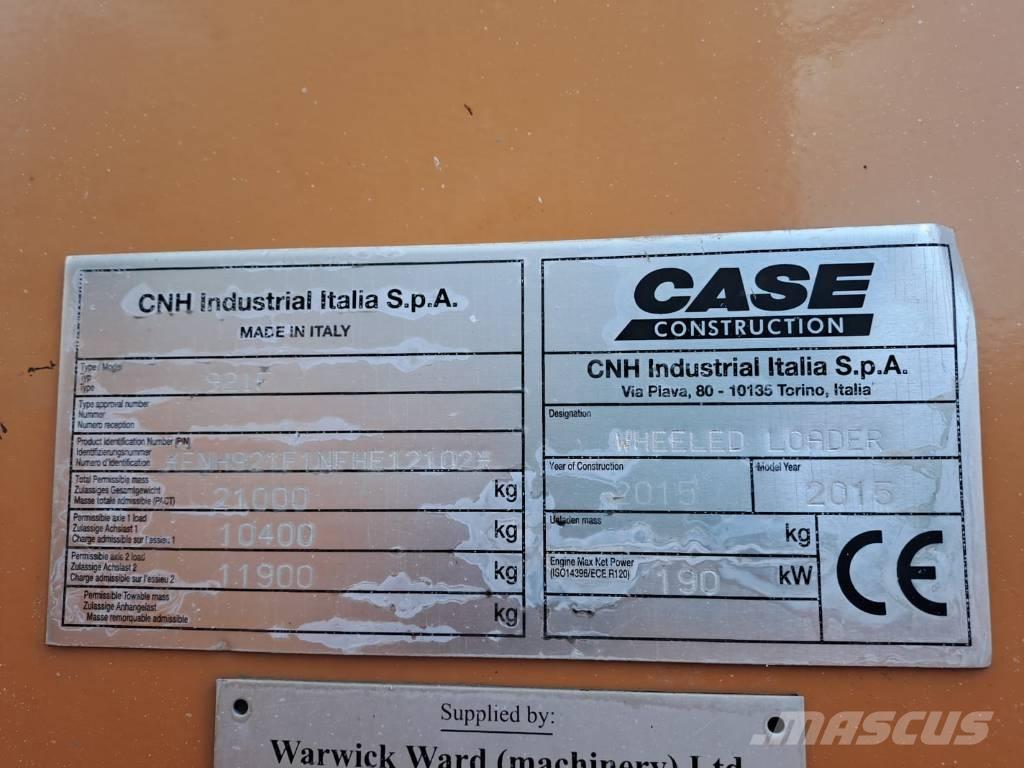 CASE 921FXR 轮式装载机