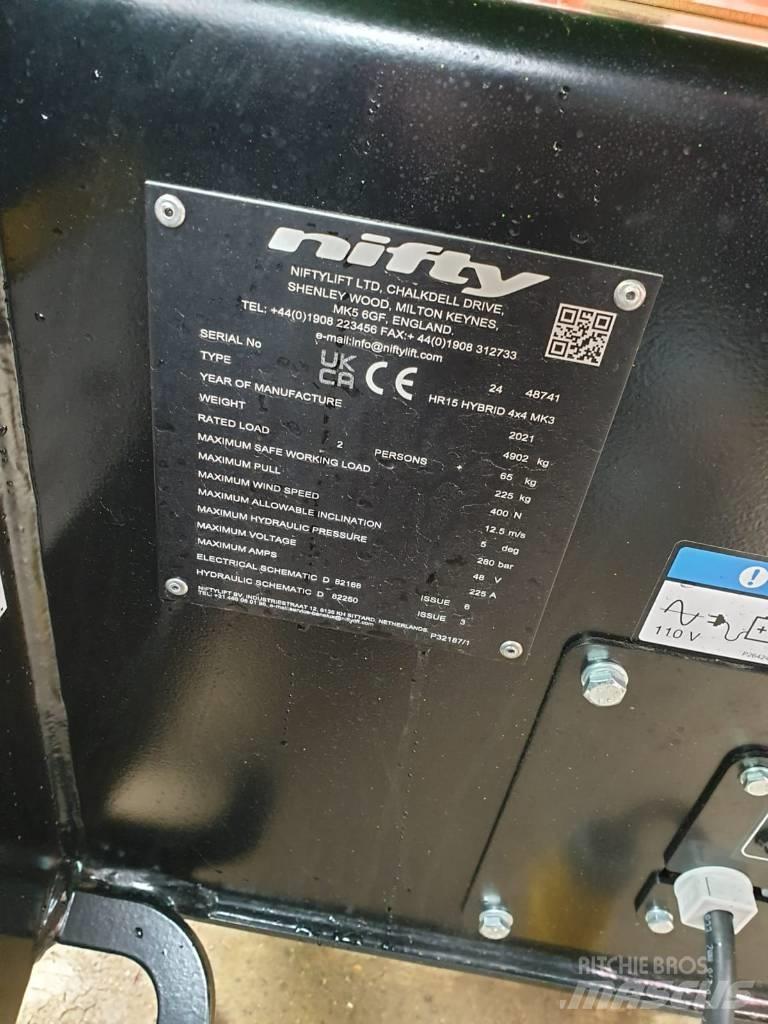 Niftylift HR15 曲臂高空工作平台