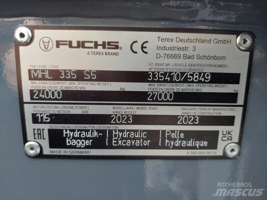Fuchs MHL335F 工业挖掘机