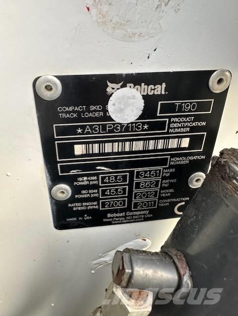 Bobcat T 190 滑移装载机
