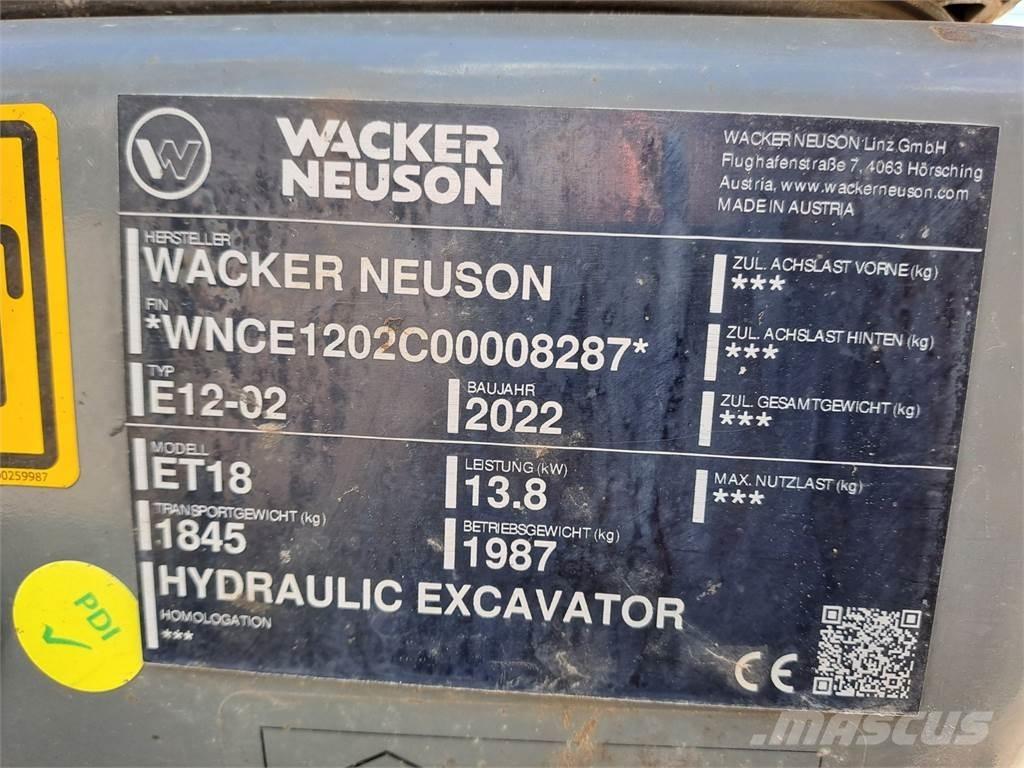 Wacker Neuson ET18 履带挖掘机