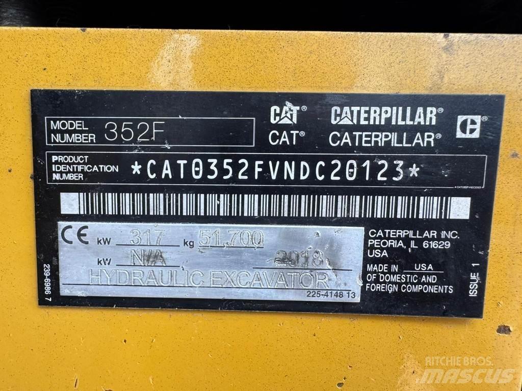 CAT 352F 特种挖掘机