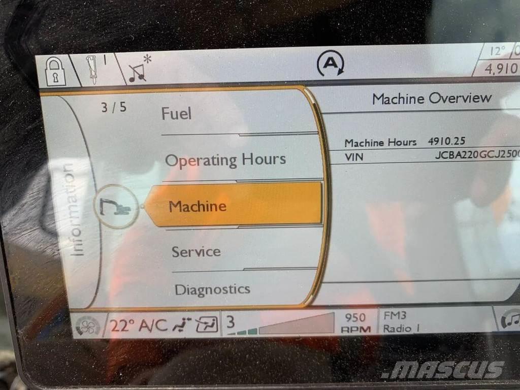 JCB JS220X 履带挖掘机