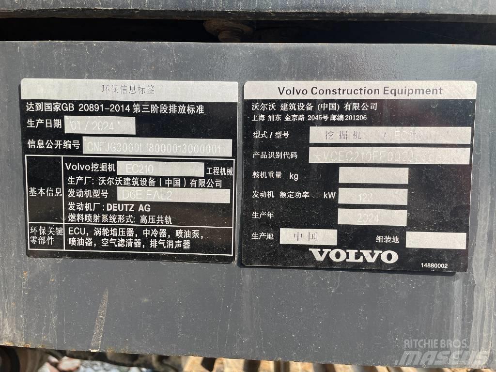 Volvo EC 210 履带挖掘机