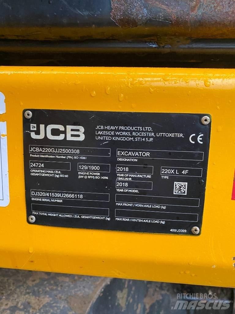 JCB 220 XL 履带挖掘机