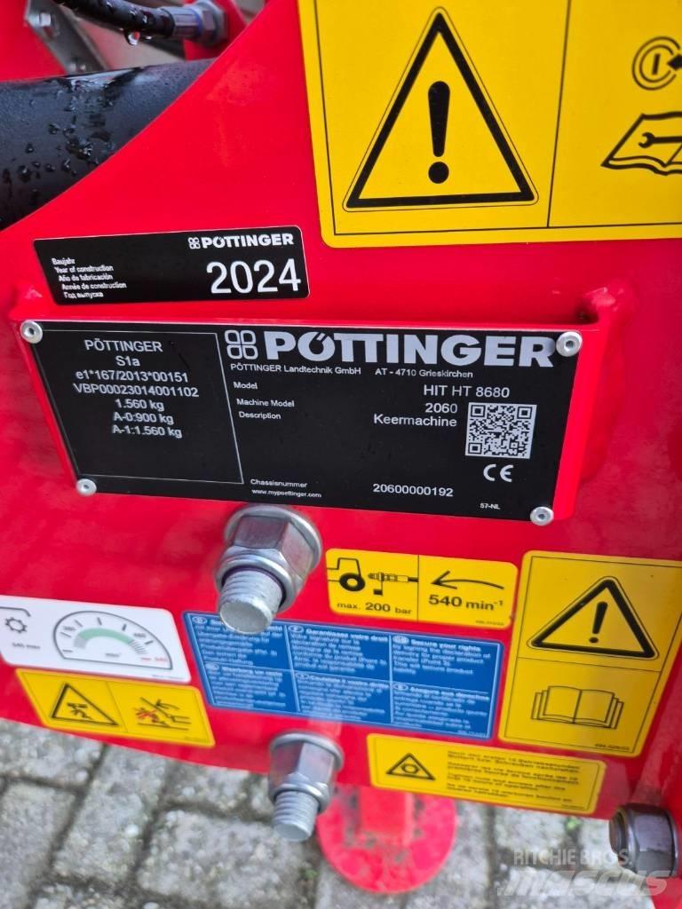Pöttinger HIT 8680 犁耙和摊草机