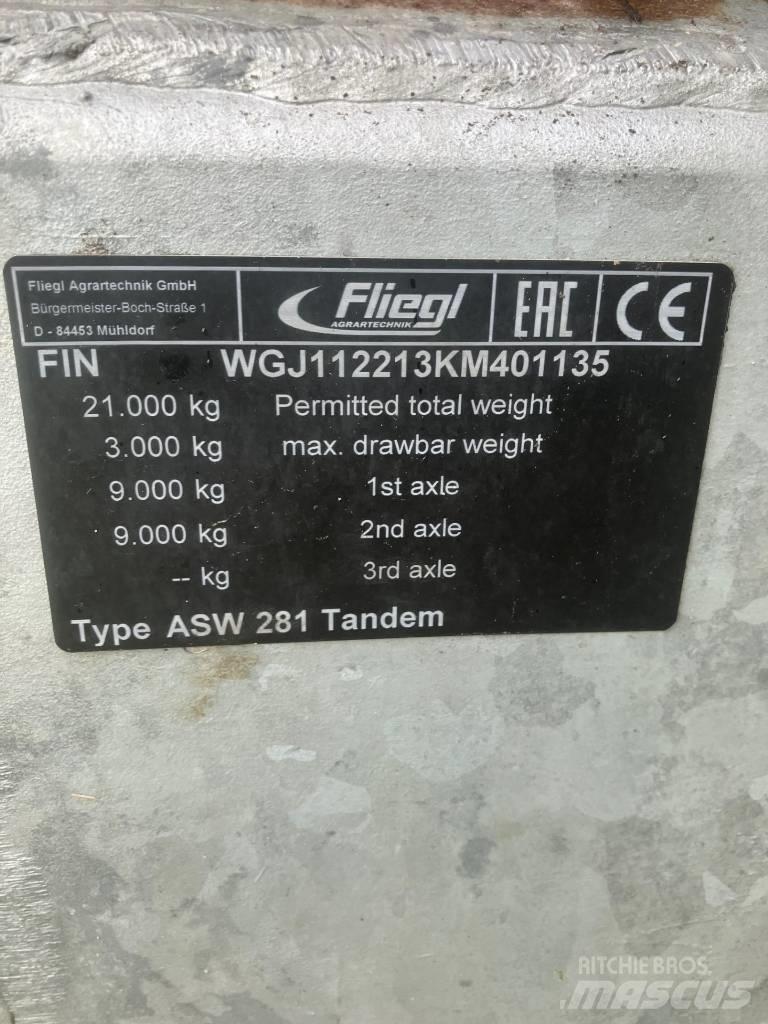 Fliegl asw 281 其他拖车
