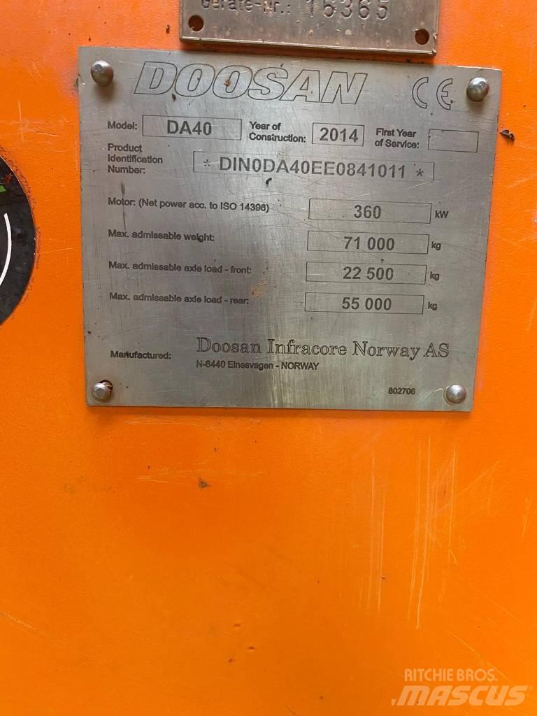 Doosan DA 40 铰接式自卸车