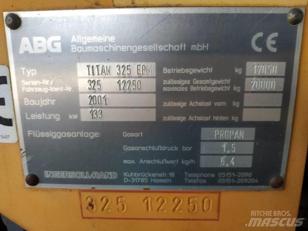 ABG Titan 325 EPM 沥青摊铺机