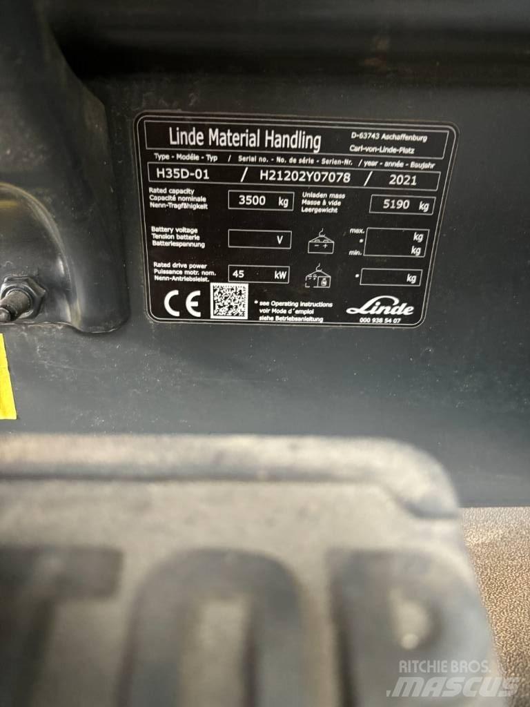 Linde H35D/1202 柴油叉车