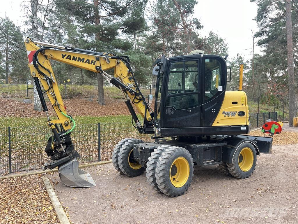 Yanmar B75W 轮式挖掘机