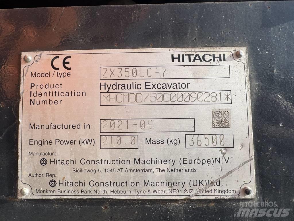 Hitachi ZX 350 LC-7 履带挖掘机