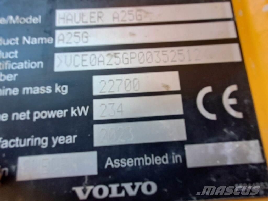 Volvo A25G 铰接式自卸车