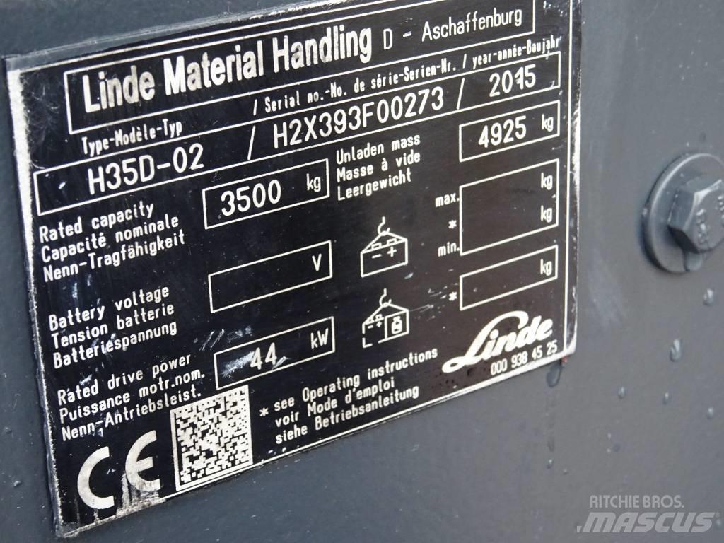 Linde H35D-02 柴油叉车
