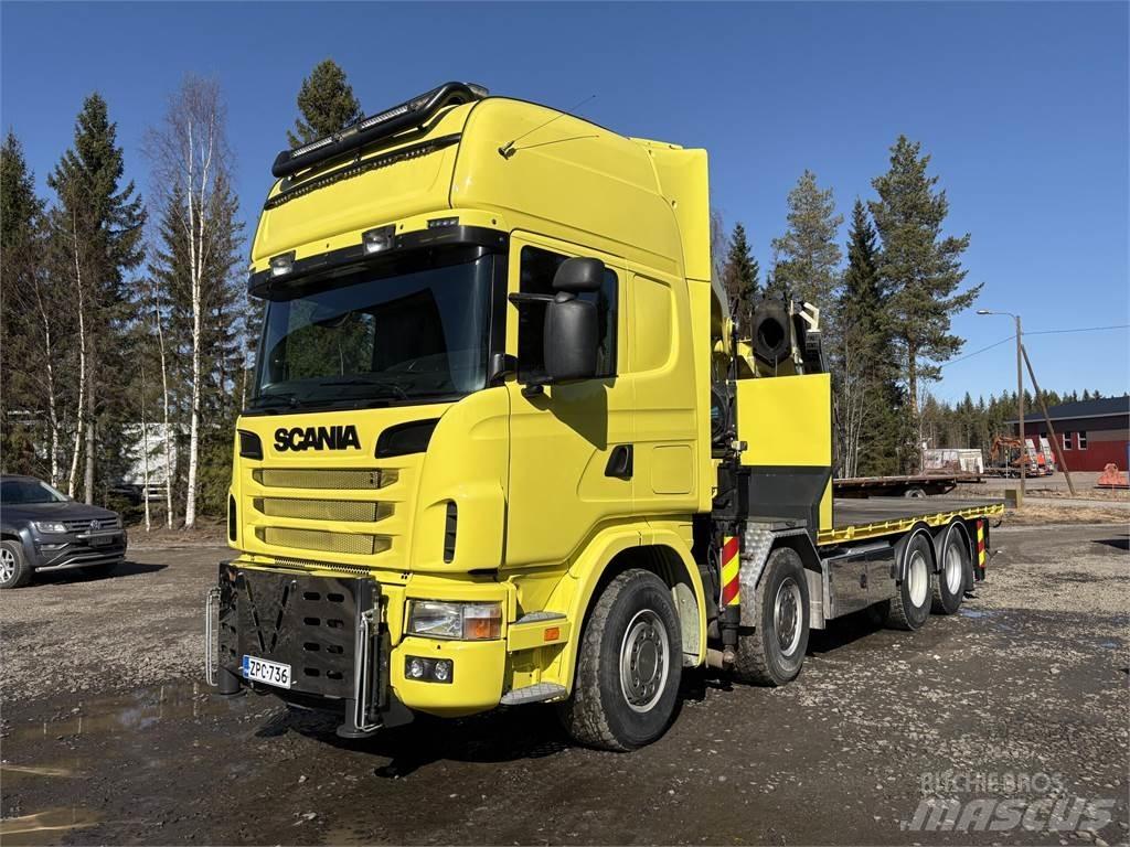 Scania R164G 8*4 起重车