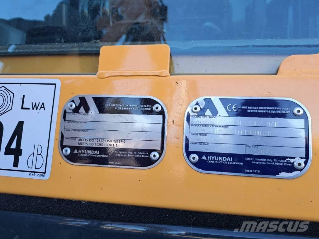 Hyundai R30 Z-9AK 小型挖掘机
