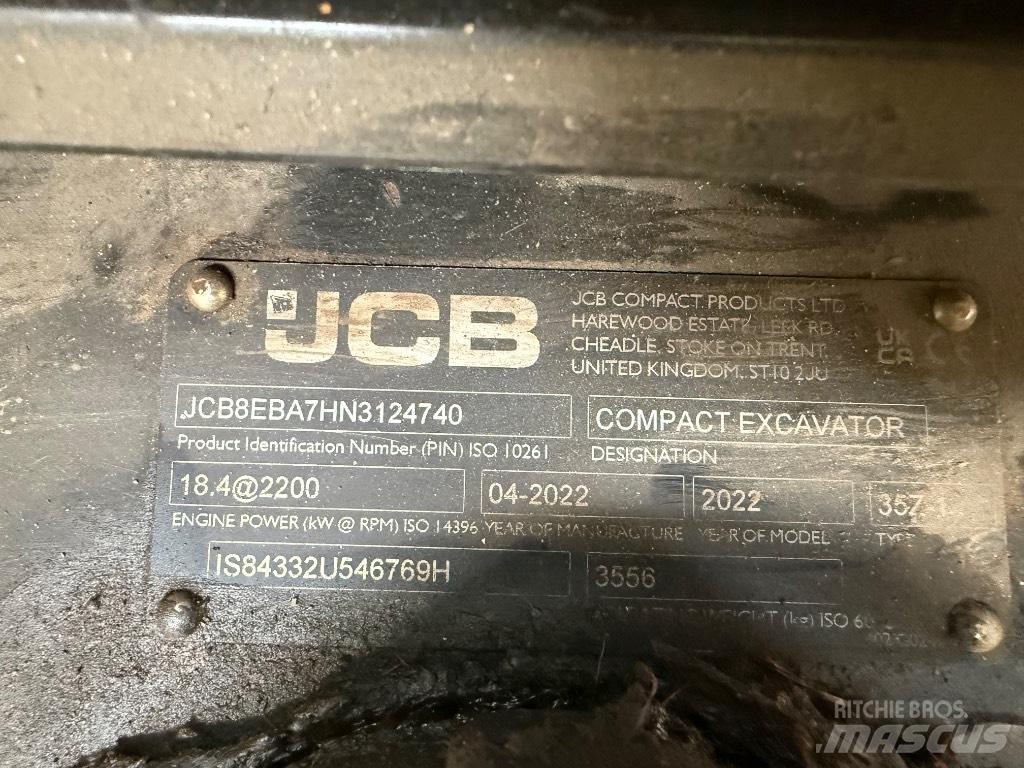 JCB 35Z-1 小型挖掘机