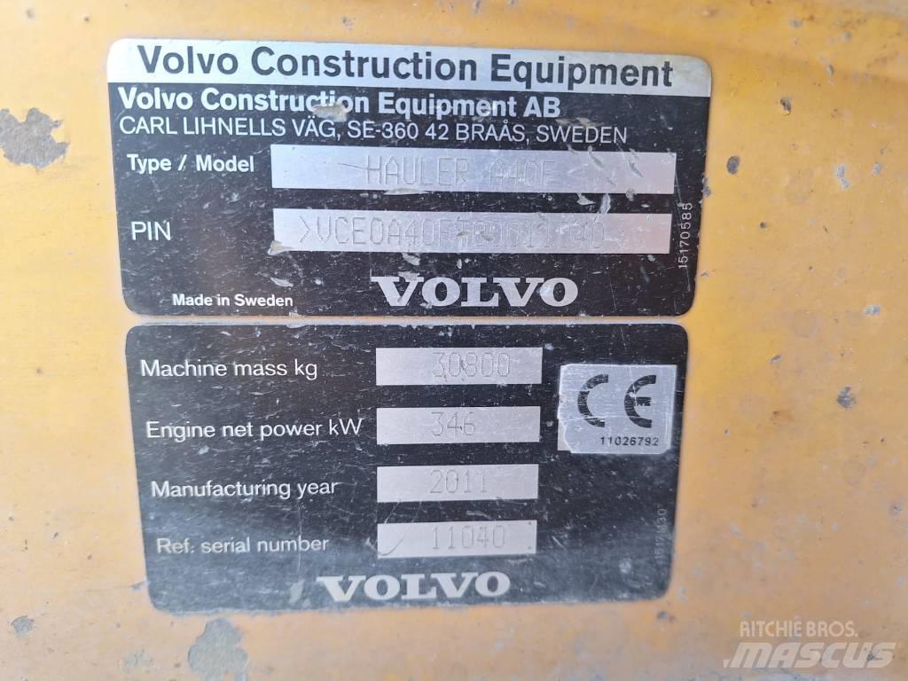 Volvo A40F DUMPPERI 铰接式自卸车
