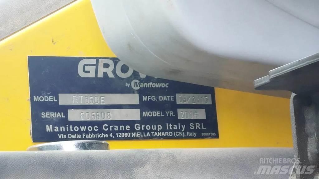 Grove RT 550E 越野轮胎起重机︳越野吊︳越野起重机︳移动式起重机