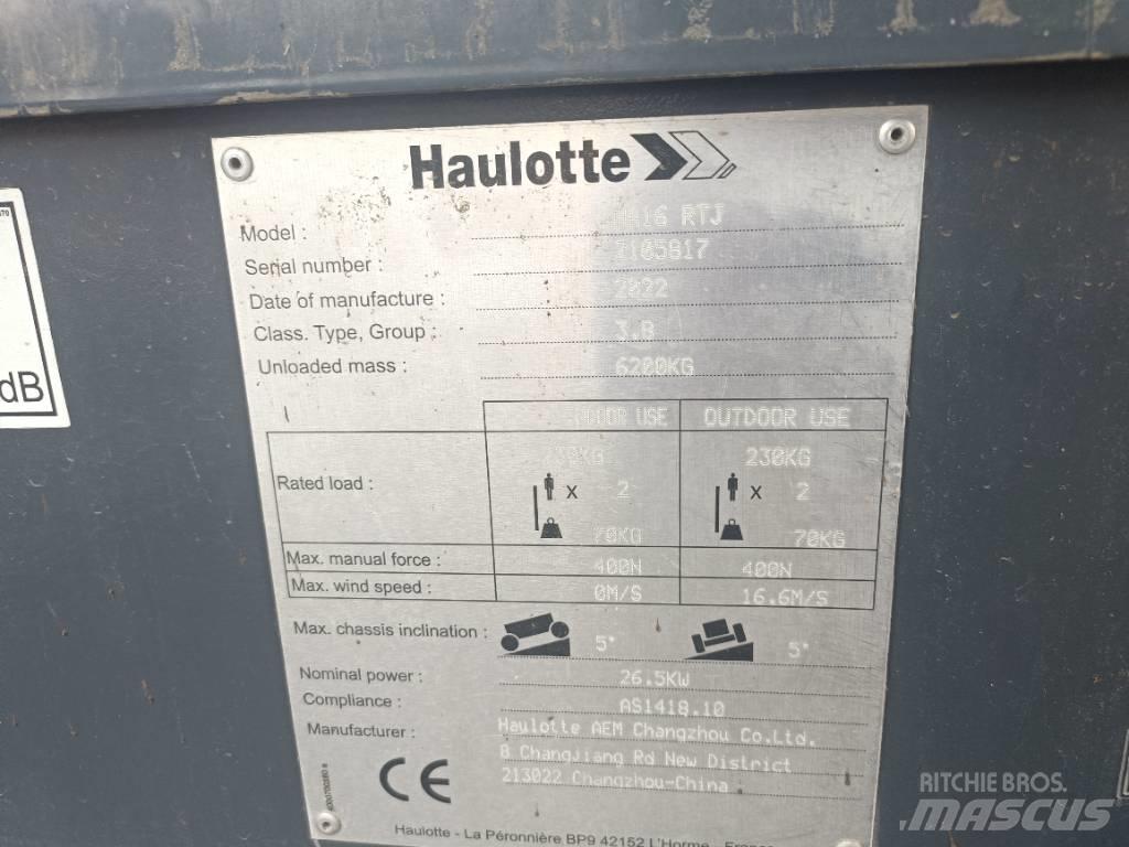 Haulotte HA16RTJ 曲臂高空工作平台